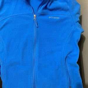Columbia fleece jacket women’s, blue